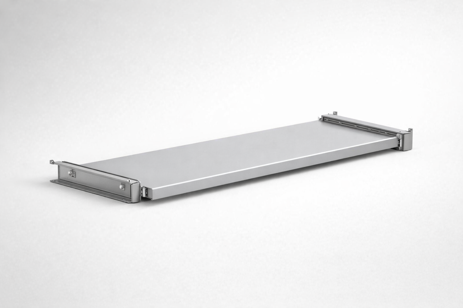 Akcesorium do szaf biurowych Półka wysuwana – 52 x 971 x 357 - dostosowanie wnętrza metalowych szaf do segregatorów