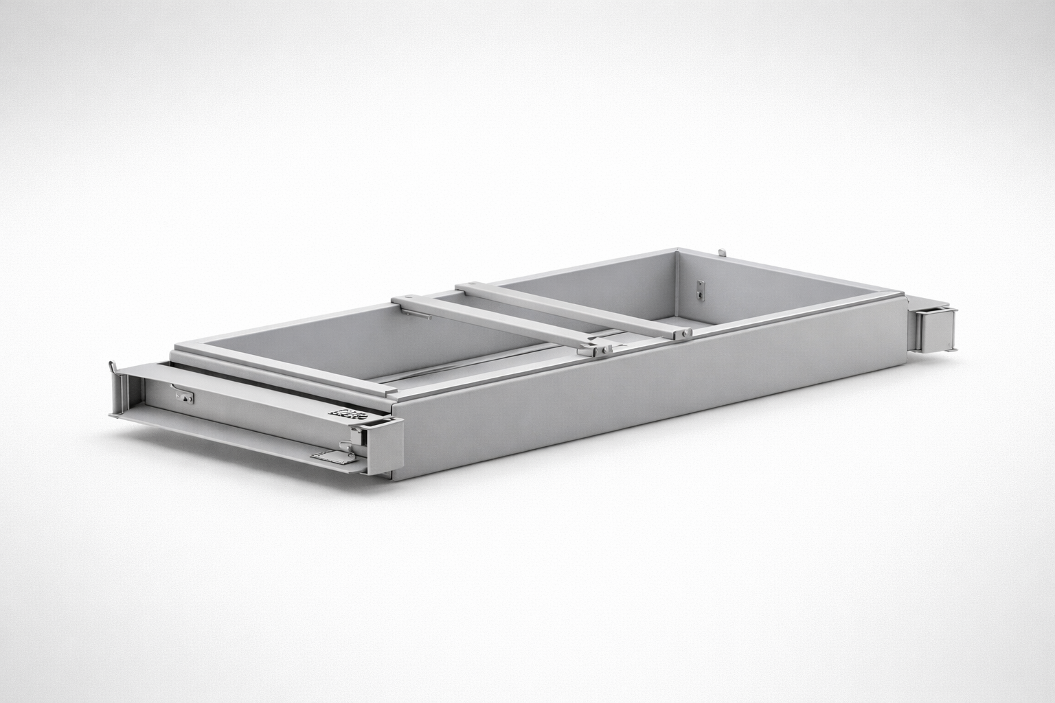 Akcesorium do szaf biurowych Szuflada ramowa – 95 x 424 x 358 95 x 624 x 358 - dostosowanie wnętrza metalowych szaf do segregatorów