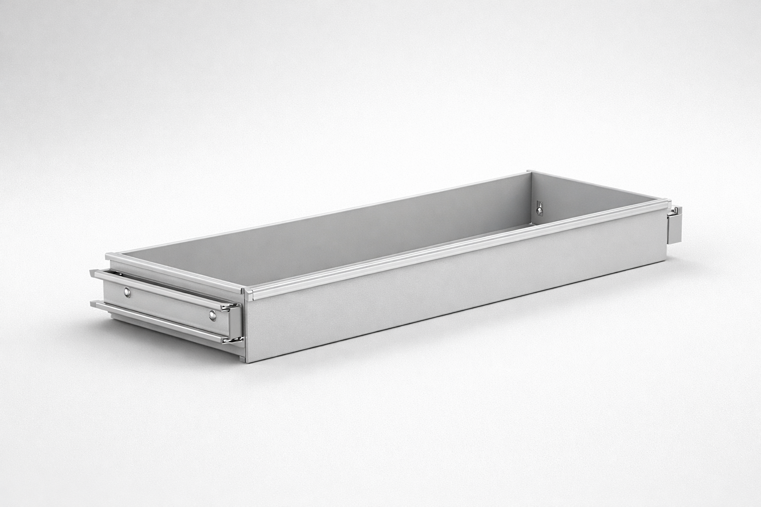 Akcesorium do szaf biurowych Szuflada pełna – 102 x 771 x 372 - dostosowanie wnętrza metalowych szaf do segregatorów