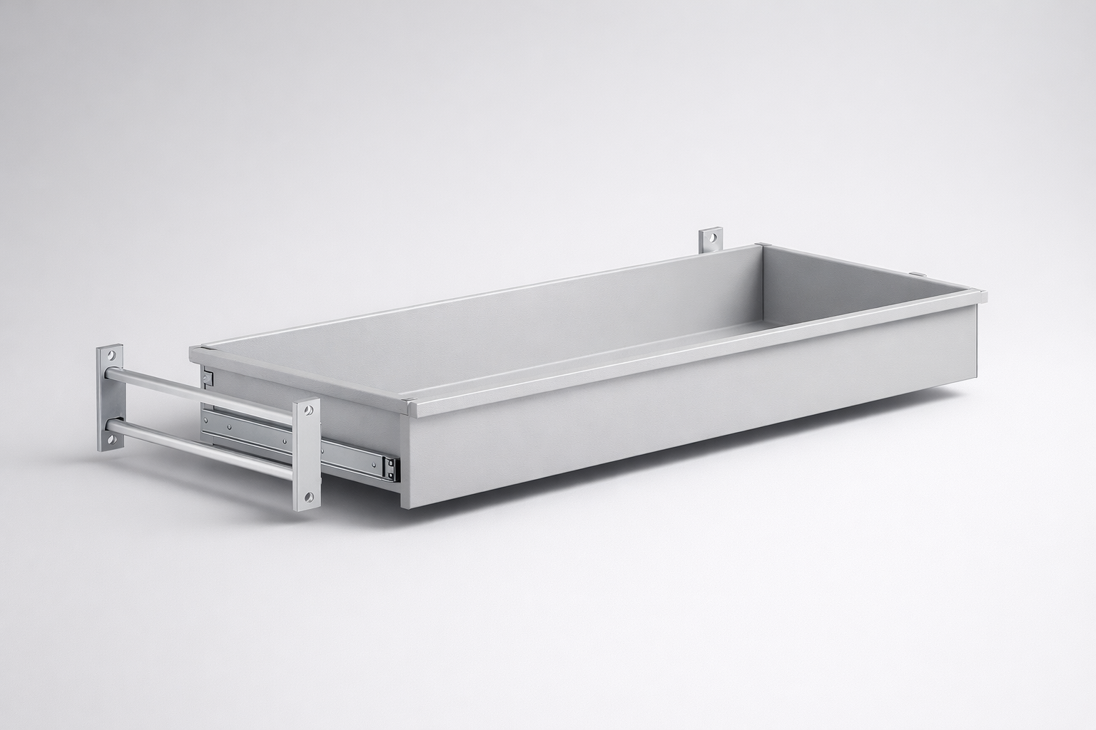Akcesorium do szaf biurowych Szuflada – 100 x 1120 x 376 - dostosowanie wnętrza metalowych szaf do segregatorów