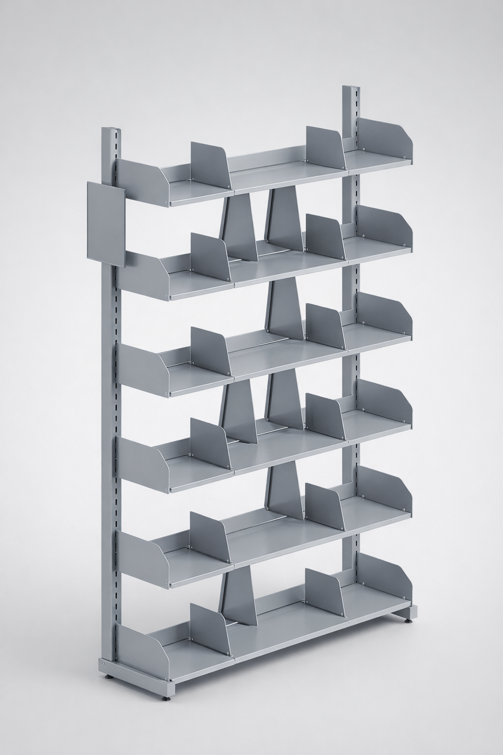 Regał biblioteczny Rmb 1 - czytelną ekspozycję i uporządkowanie księgozbioru