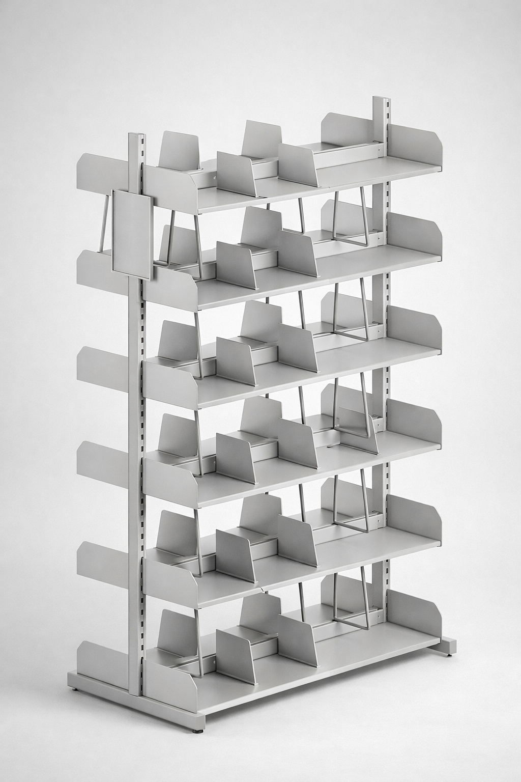 Regał biblioteczny Rmb 2 - czytelną ekspozycję i uporządkowanie księgozbioru