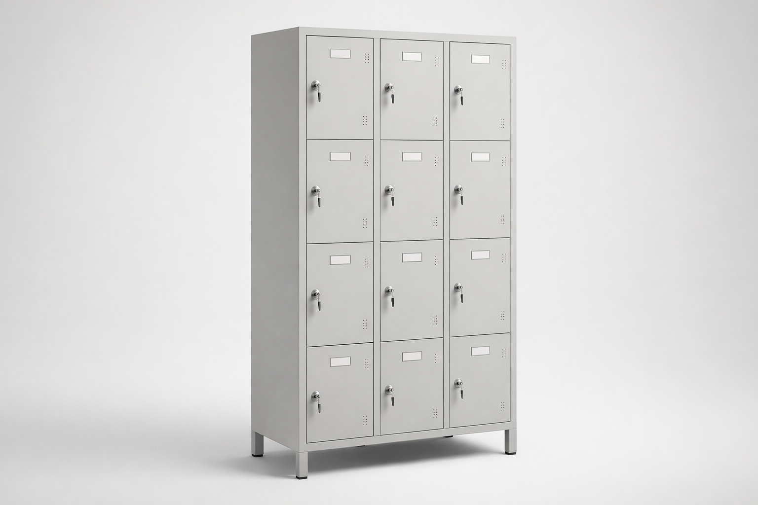 Szafa z drzwiami z plexi MSus 422 – na nóżkach - połączenie przejrzystości wizualnej zawartości z