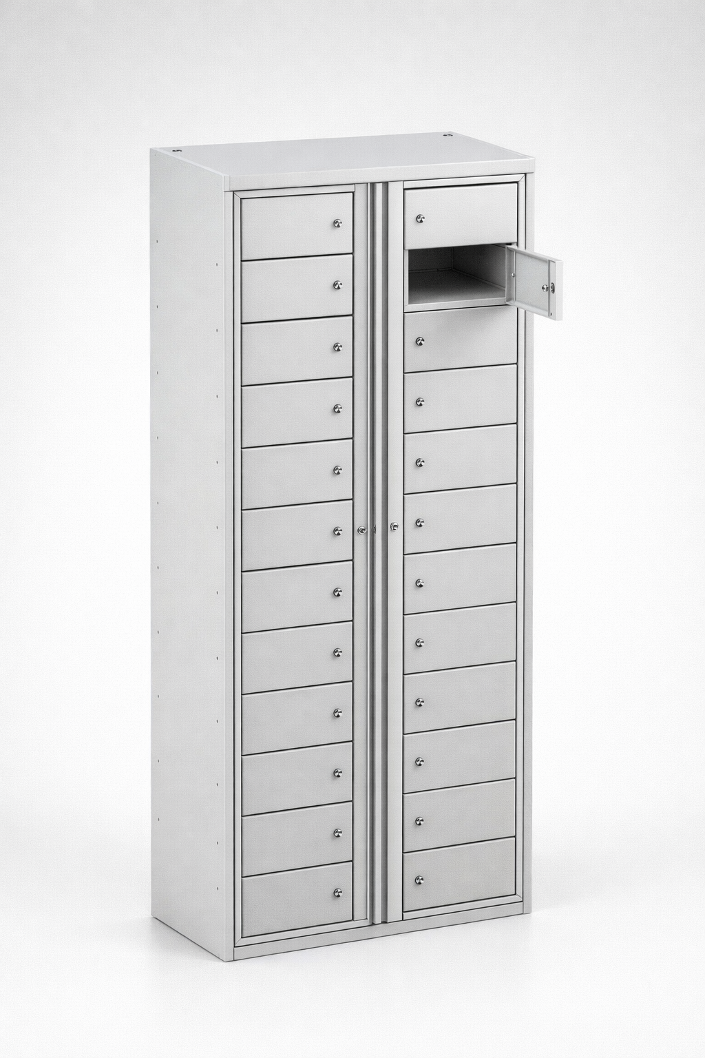 Szafa MKB MKB 2 - rozdzielenie obiegu czystej i brudnej odzieży w