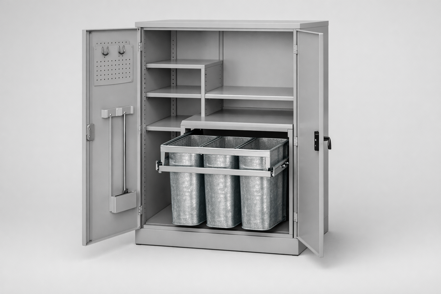 Szafa gospodarcza MPO 03rrk - uporządkowanie środków czystości i wyposażenia