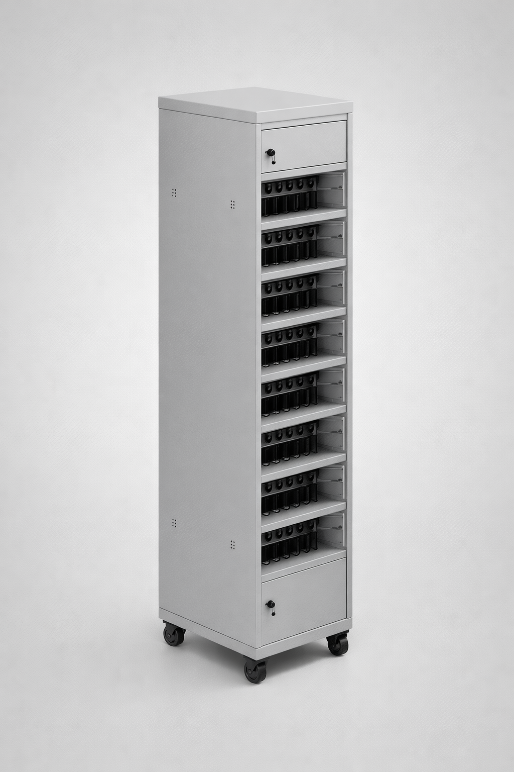 Szafa na laptopy SZNL 0101010117 - stacjonarne przechowywanie, ładowanie i przypisanie