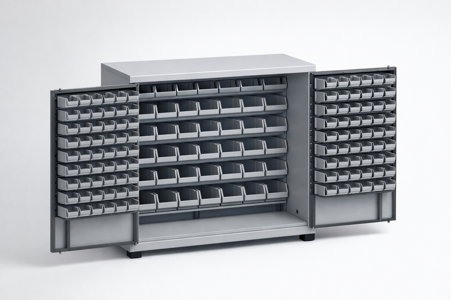 Szafa warsztatowa MSW112/5-11s - organizację narzędzi, komponentów i wyposażenia