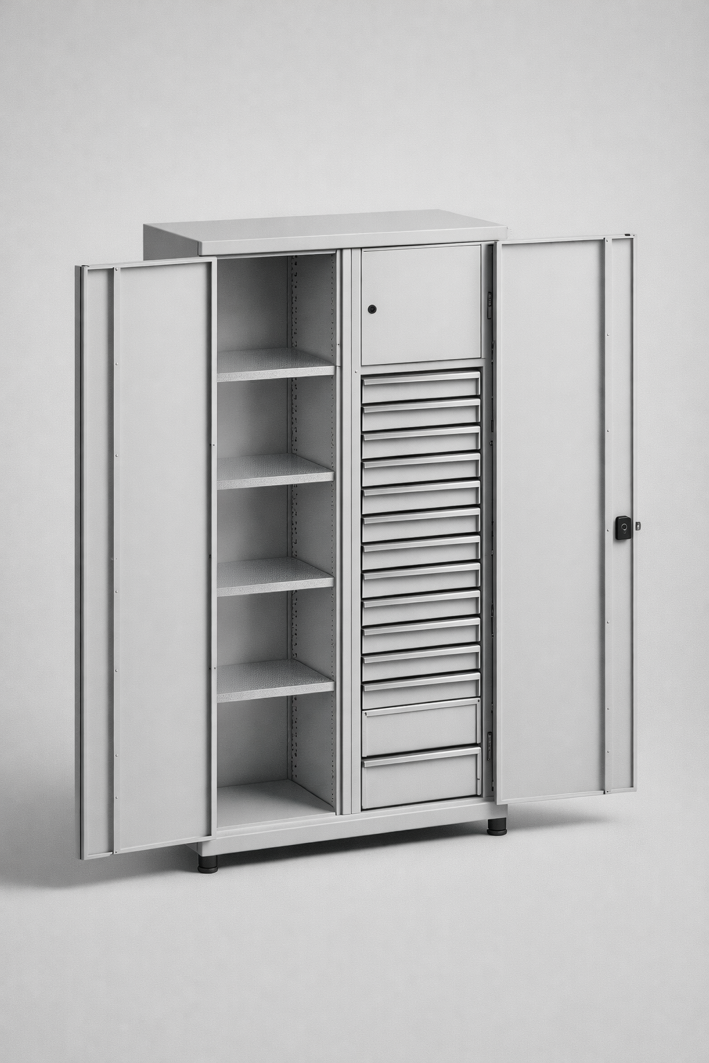 Szafa warsztatowa MSW210/5-31 - organizację narzędzi, komponentów i wyposażenia