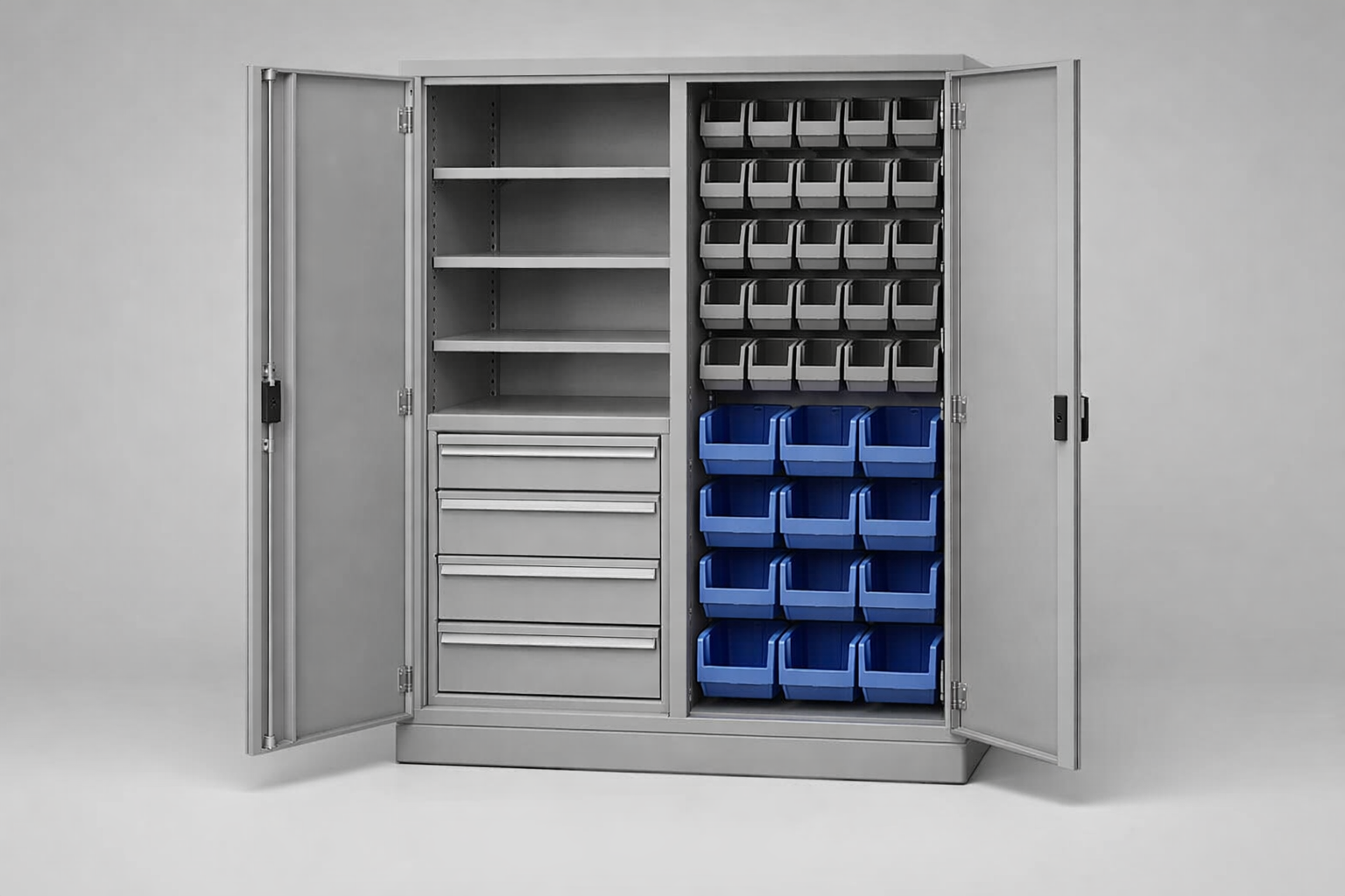 Szafa warsztatowa Pojemnik warsztatowy S2/h63 - WYSOKI - organizację narzędzi, komponentów i wyposażenia