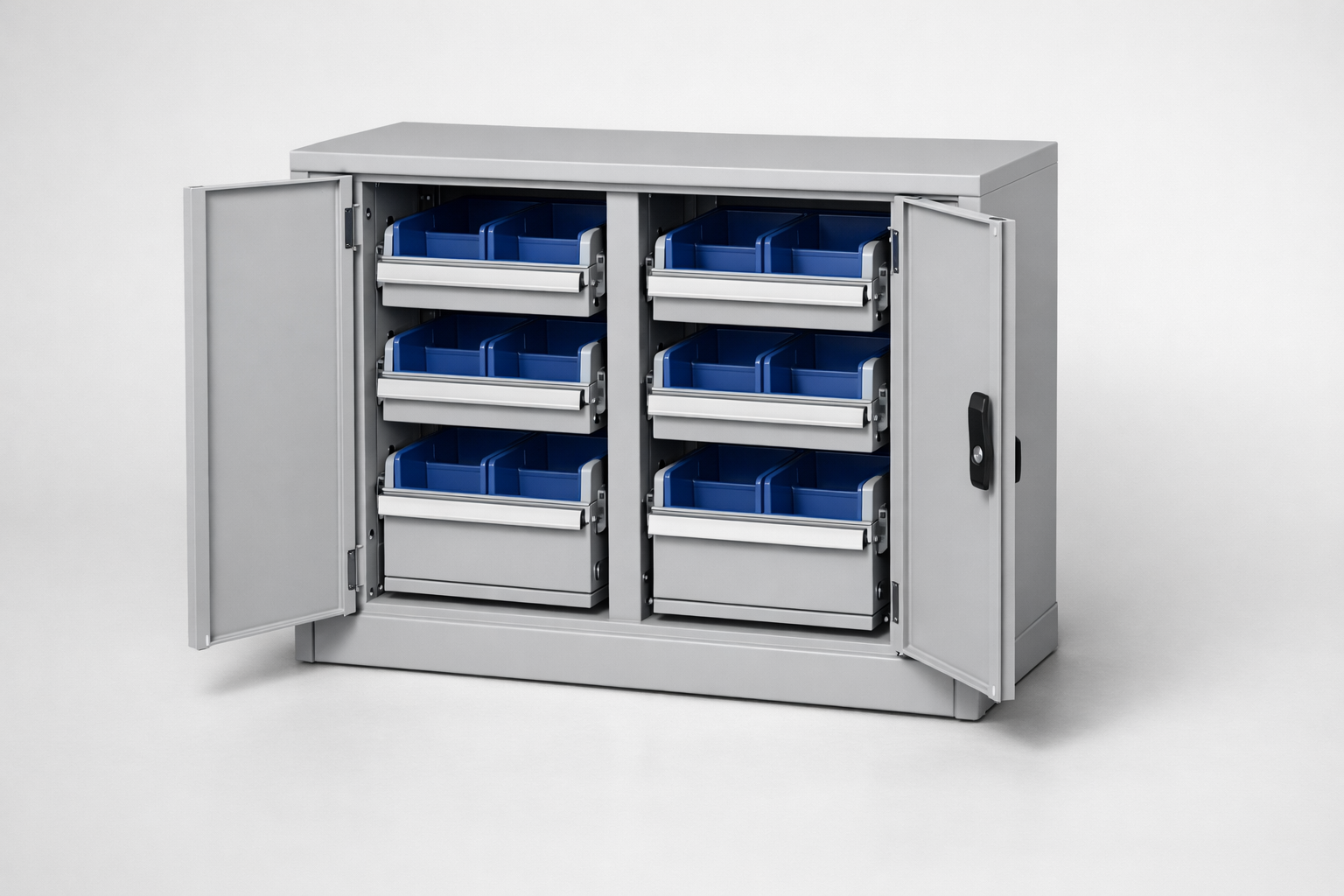 Szafa warsztatowa S2/h63 – 8 szt. - organizację narzędzi, komponentów i wyposażenia