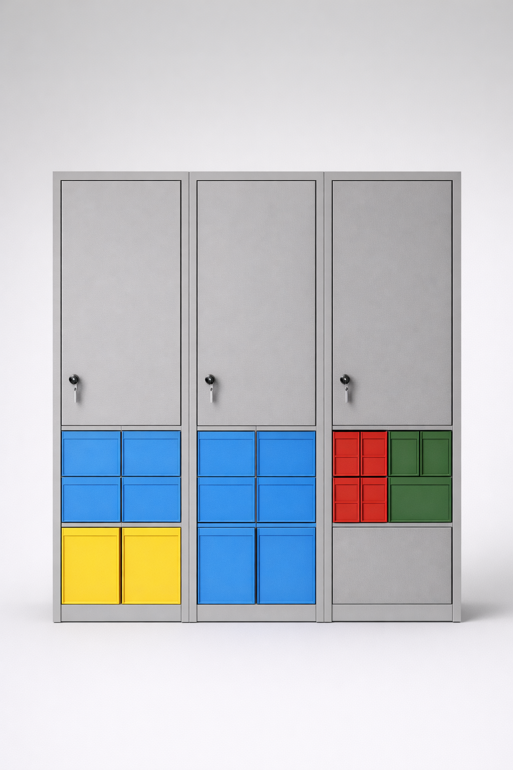 Szafa warsztatowa S3/h45 – 3 szt. - organizację narzędzi, komponentów i wyposażenia