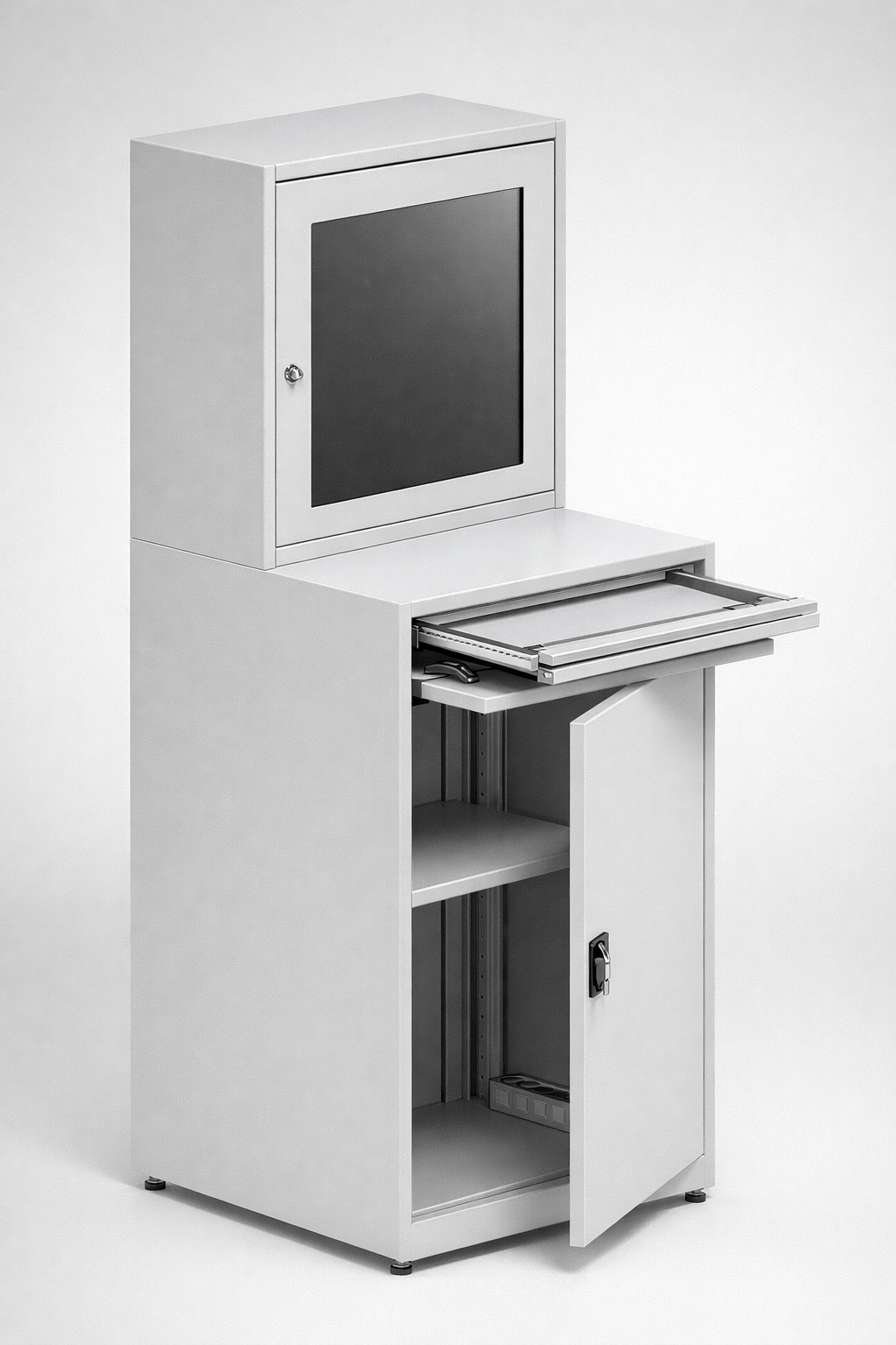 Szafa na komputer przemysłowy SmK4a - bezpieczne wydzielenie sprzętu sterującego i