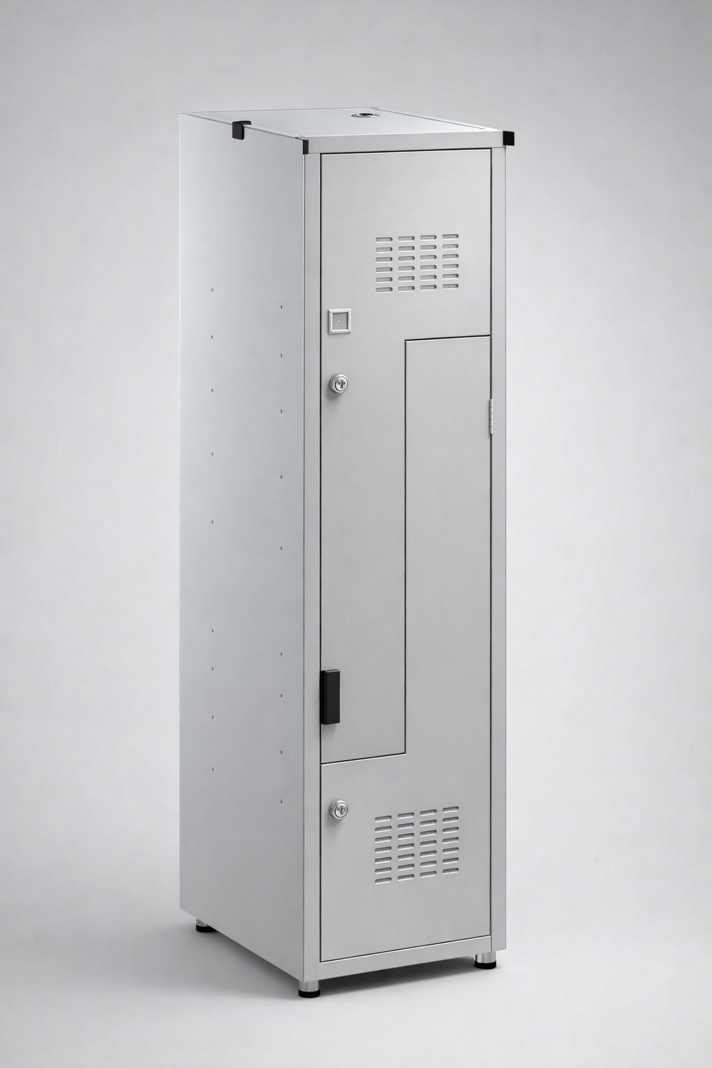 Szafka ubraniowa BHP typu L Sul 31 W st - wygodne gospodarowanie przestrzenią szatni przy