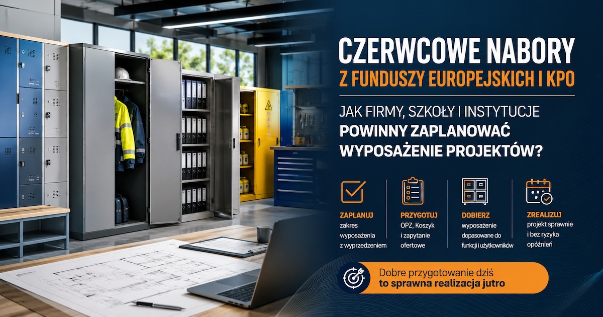 Planowanie wyposażenia projektu z Funduszy Europejskich i KPO z listą pomieszczeń, OPZ i Koszykiem