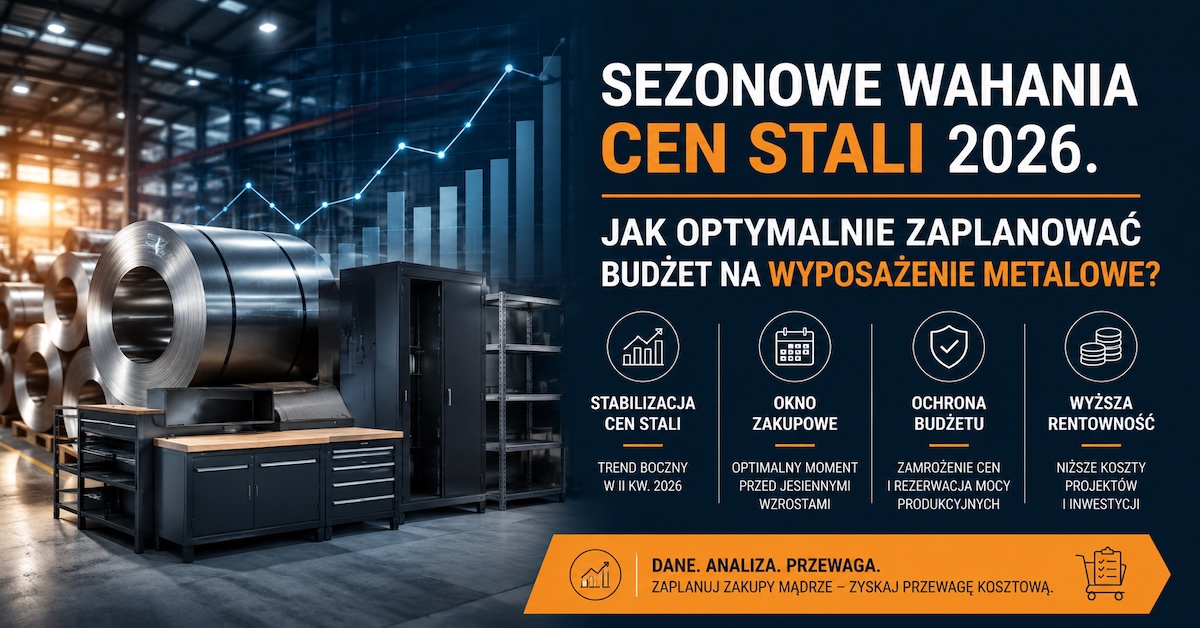 Analityczny wykres cen stali oraz ciężkie wyposażenie metalowe w hali przemysłowej